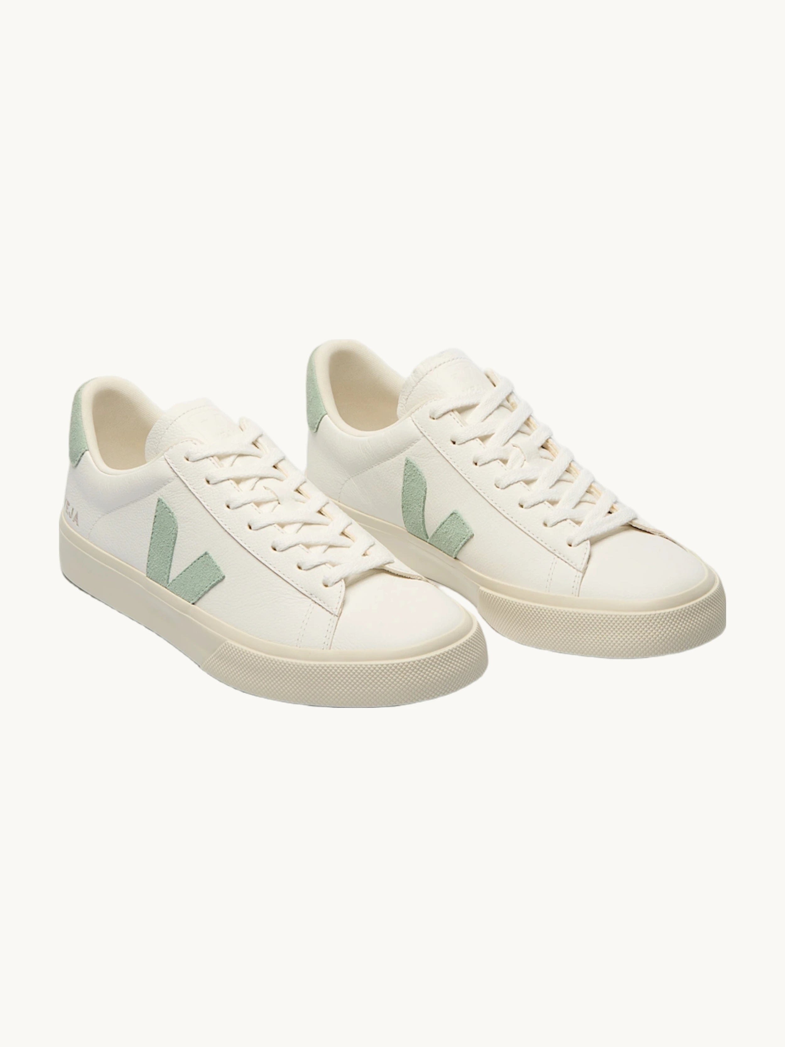 Campo Leather White Matcha