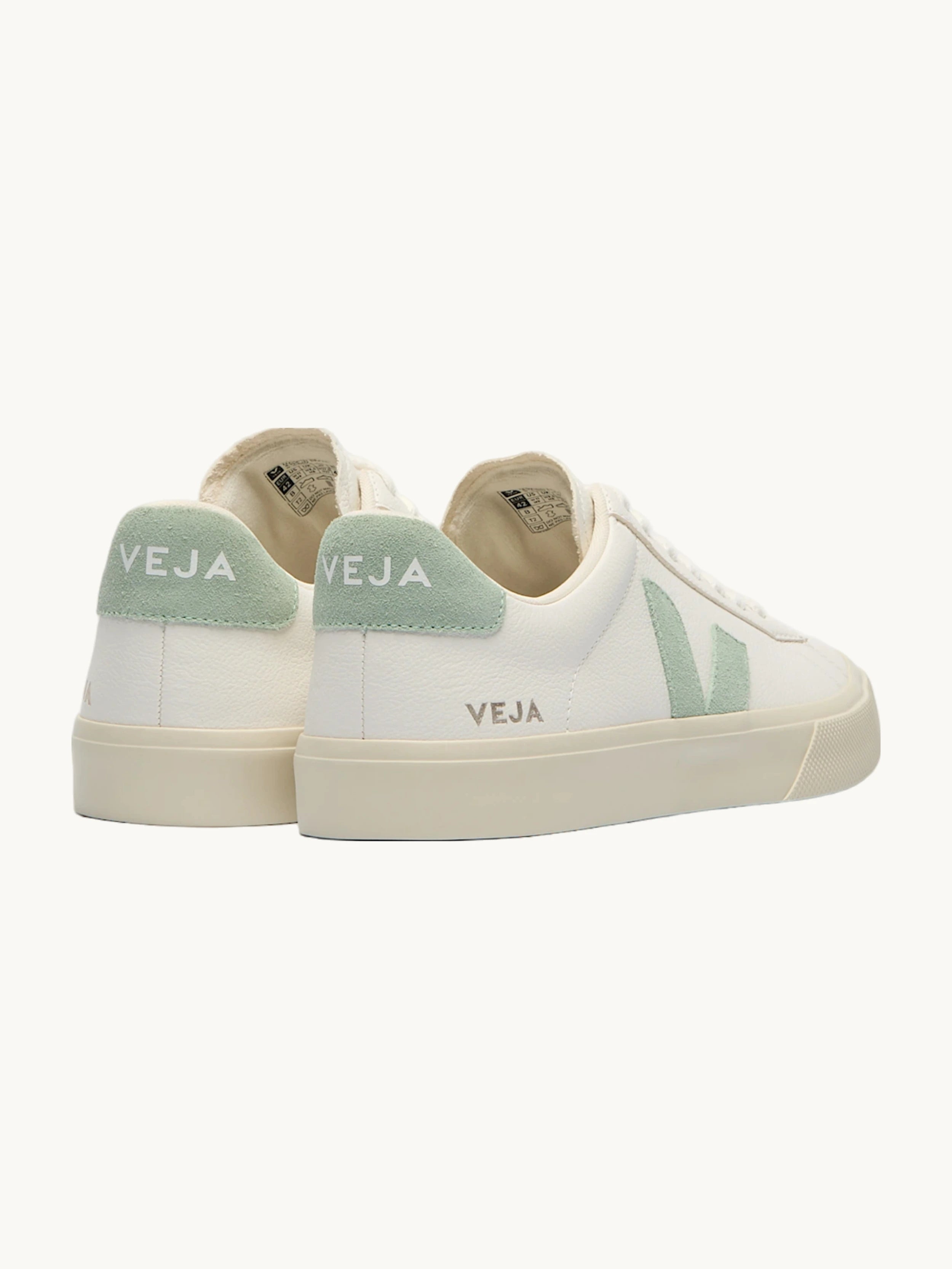 Campo Leather White Matcha
