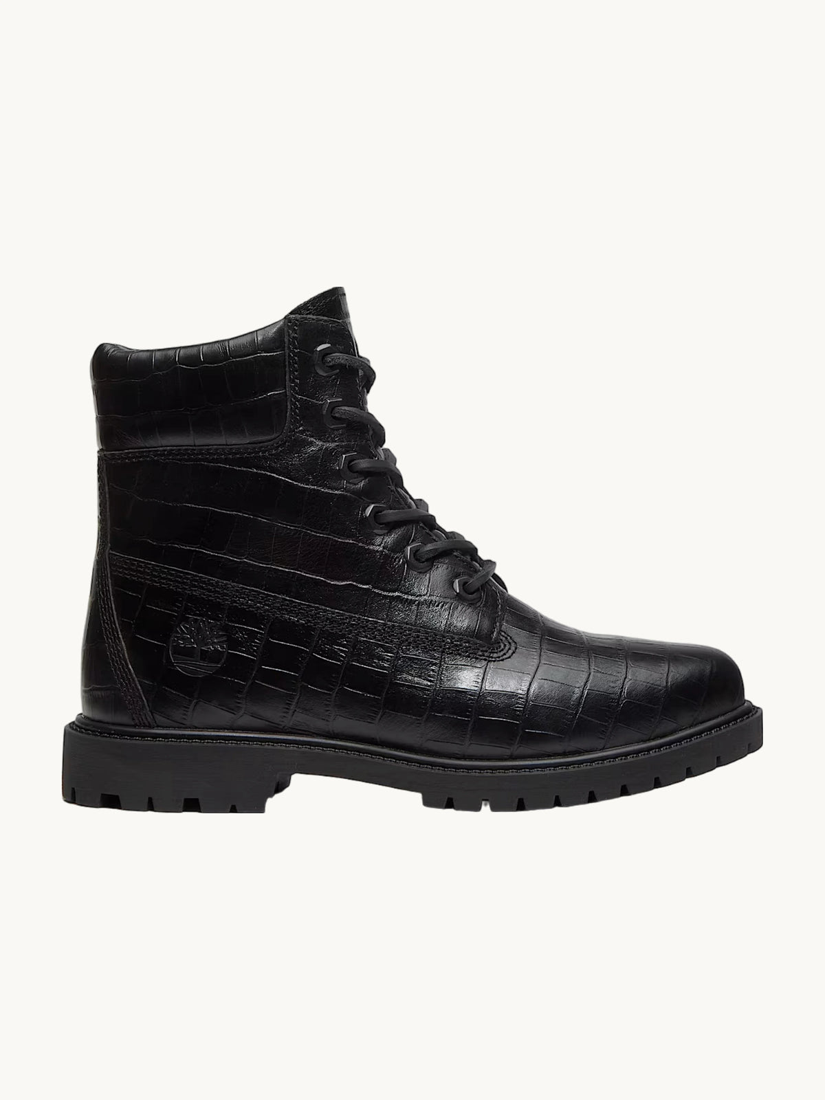 Bottes Timberland Premium  noires cuir pleine fleur