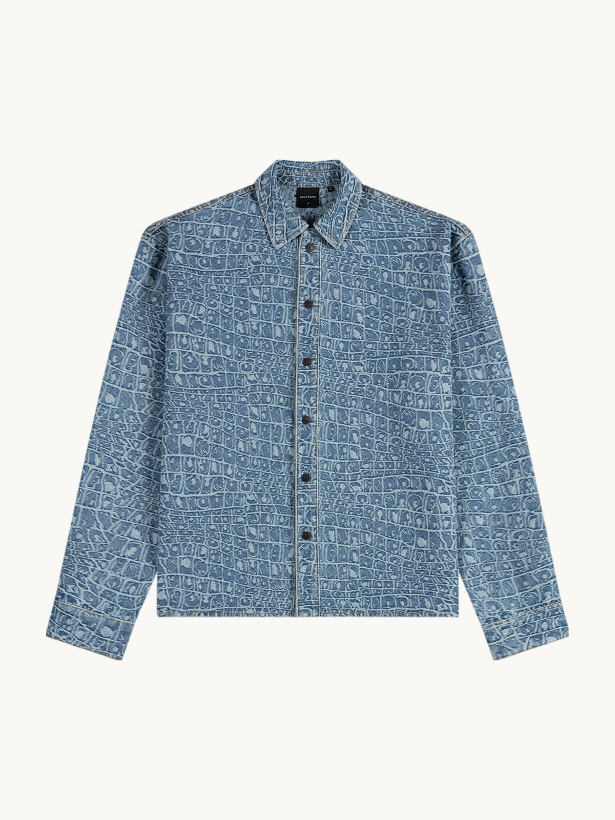 Chemise En Jean Croc Jacquard