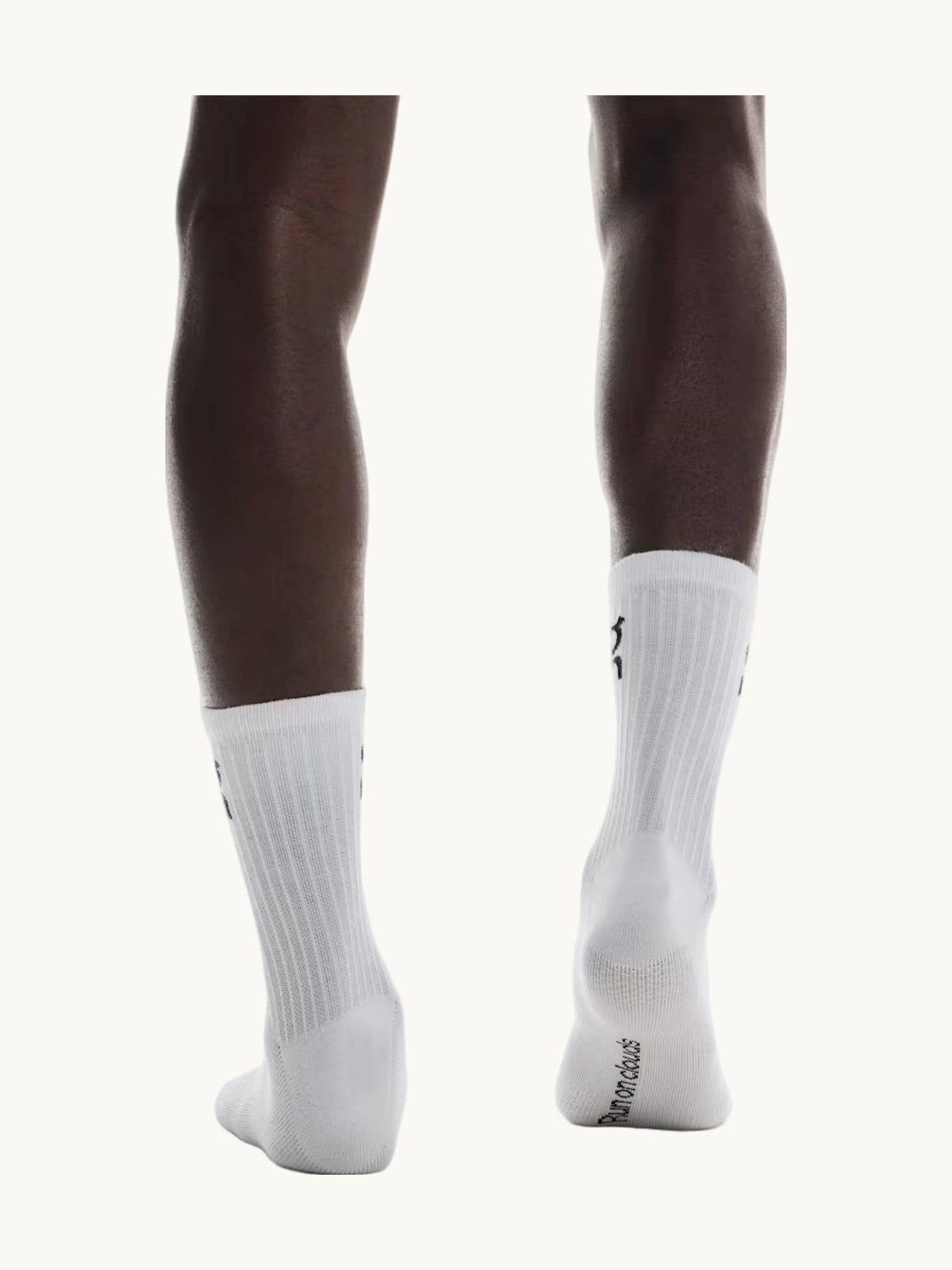 Logo Sock High 3P Unisex White